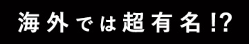 海外では超有名！？